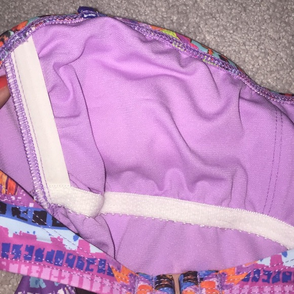 Strapless One Piece Bathing Suit - Picture 3 of 3